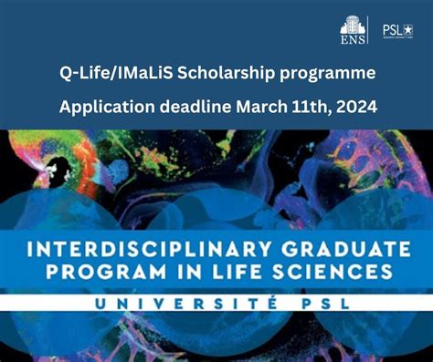 Master in Life Sciences, IMaLiS course